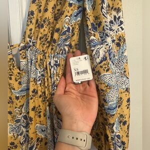 Free people floral dress NWT XS/S